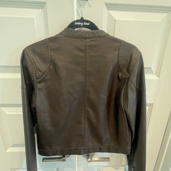 Nordstrom Brown Leather Jacket - Picture 5 of 7